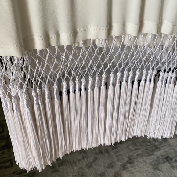 Opening Ceremony Off White Fringe top Medium - Picture 5 of 7